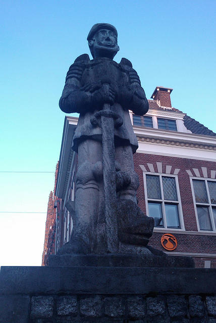 Chriet op de Jansplaats in Arnhem 1 April 2010
